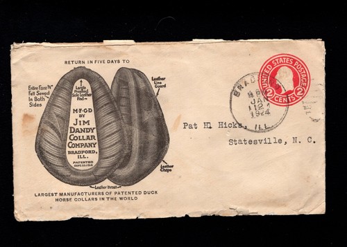 HORSE PATENTED DUCK COLLAR Jim Dandy Co Bradford IL 1924 Inserts & Cover 8V - Picture 2 of 4