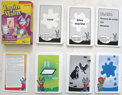 Smart Rabbit Educational Card Game / Shapes & Colors / Mindscape 3-5 Years