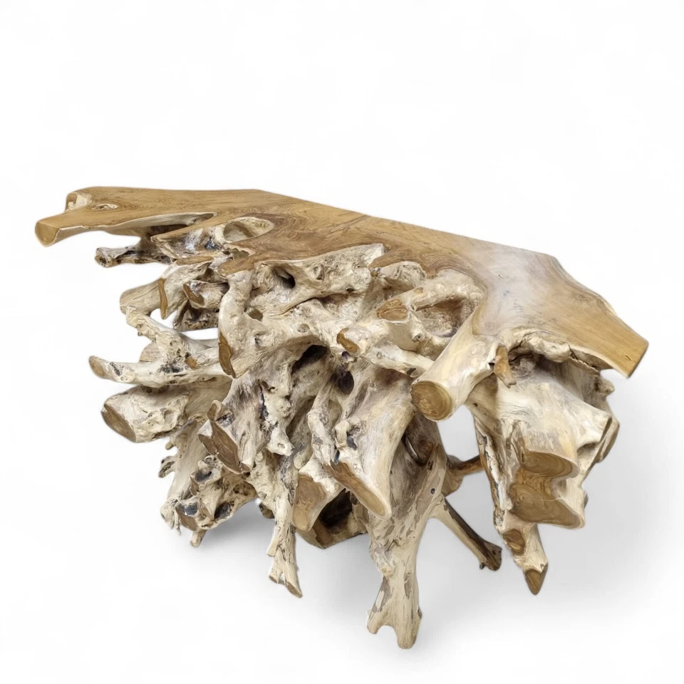 Wurzelholz Sideboard Teak Anrichte Konsolentisch Massiv Holz Kommode Wurzeltisch - Bild 4 von 4