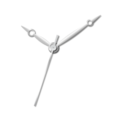 Lot De 2 Aiguilles De Montre ETA 2452 - Nickel - 90/150 Wit Alpha - Neuves