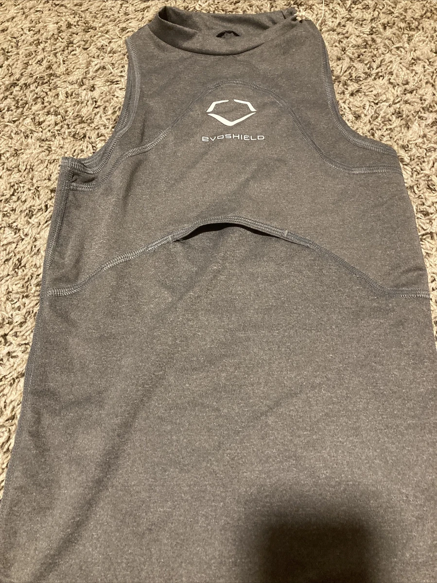 EvoShield Boy s Chest Guard Sleeveless Baseball Shirt size Youth Medium
