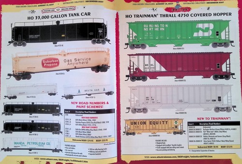 Atlas Quarterly All Scales Catalog Summer 2007 Model Railroad Company - Picture 3 of 4
