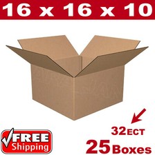 25 - 16x16x10 Cardboard Boxes Mailing Packing Shipping Box Corrugated Carton