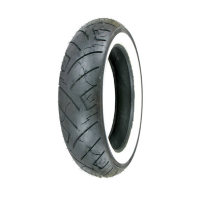 Shinko 777 Rear H.D. Motorcycle Tire 130/90B-16 (73H) White Wall