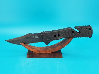 SOG Trident Assisted Open Combo Edge Folding Pocket Knife!