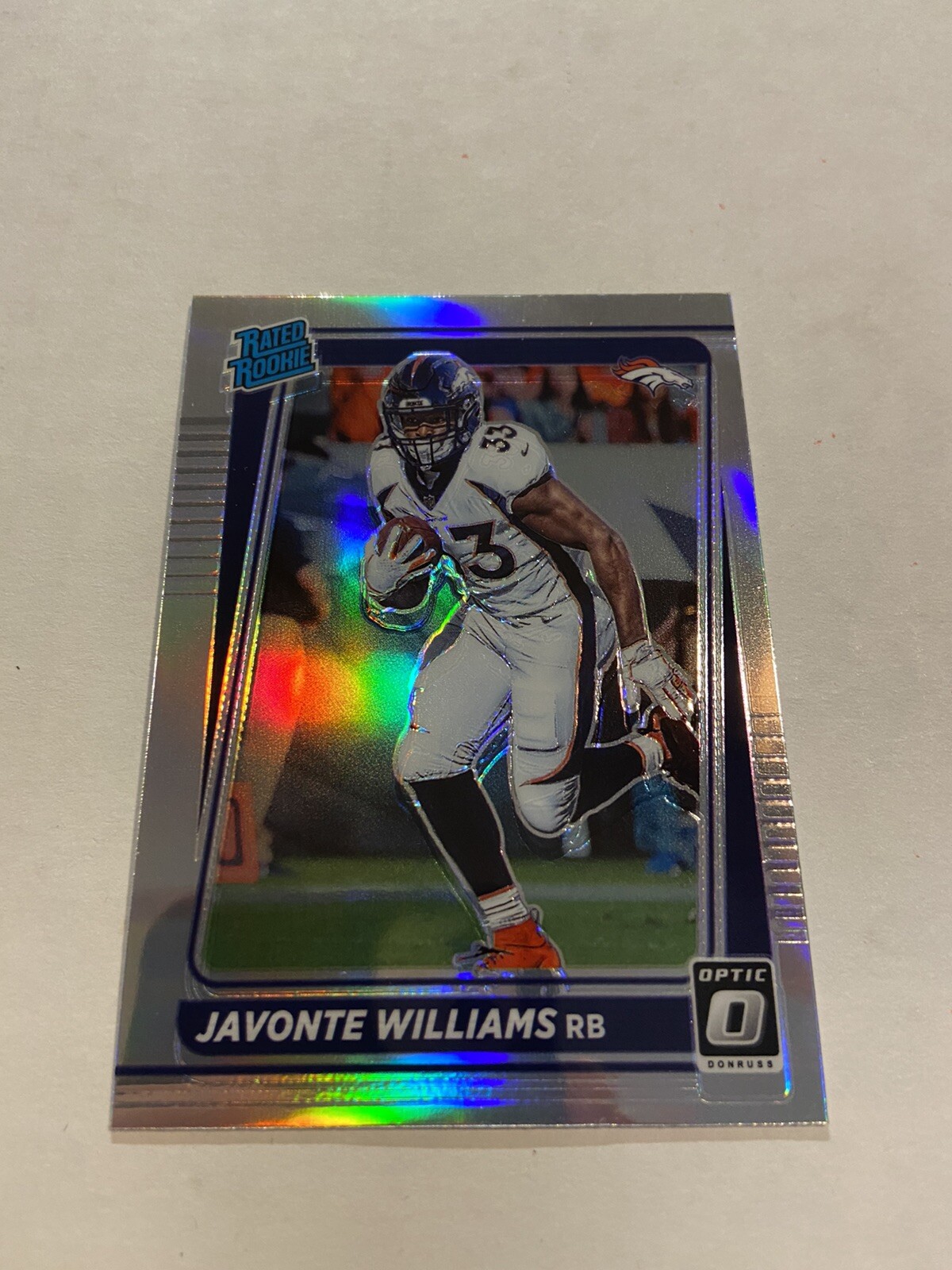2021 DONRUSS OPTIC PREVIEW JAVONTE WILLIAMS #P-275 SILVER HOLO PRIZM ROOKIE