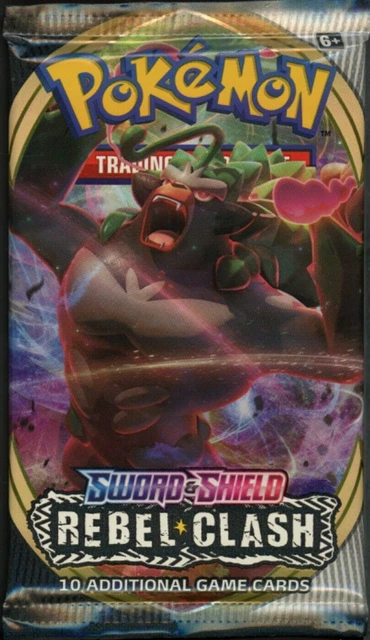 Pokemon SWSH Rebel Clash Booster Pack - 10 Cards / Pack - Random Art - SEALED