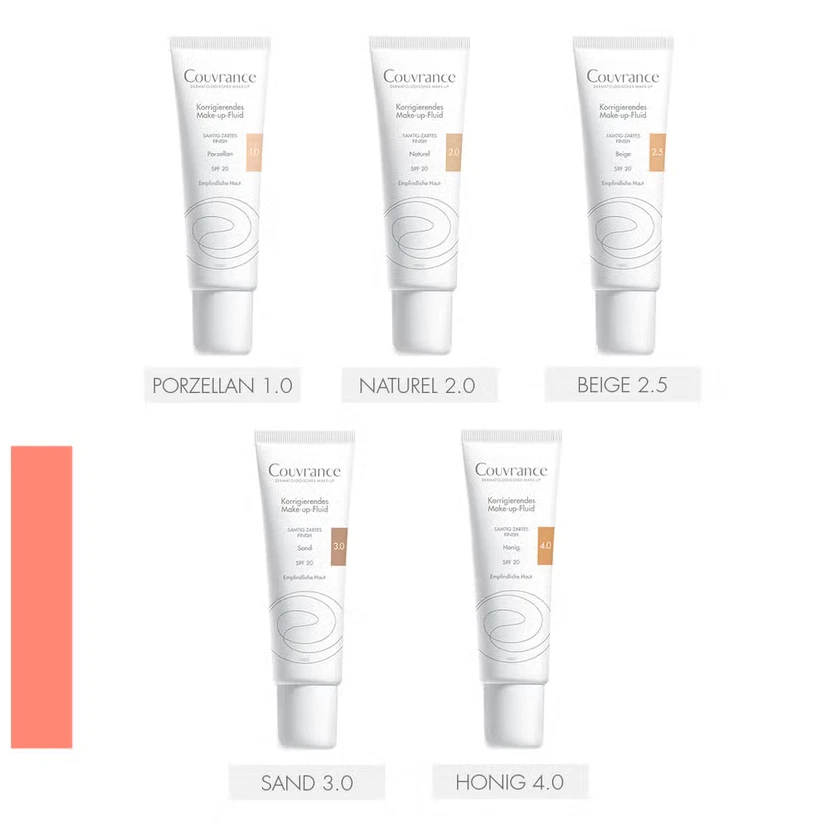 AVENE Couvrance korrigierendes Make-up Fluid 2.0 Naturel, 30ml, PZN 02024074 - Bild 2 von 2