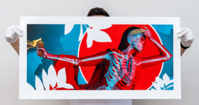 Insane51 Cupid シルクスクリーン 直筆サイン ストリートアート INSANE 51 Euthenia Main Ed. Fine Art Print SIGNED / 140 w