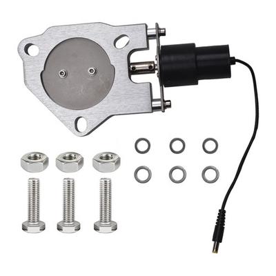 #ad 3#x27;#x27; Electric Exhaust Valve Kit Stainless Steel Headers W Motor Screws $31.92