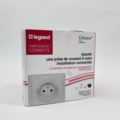 LEGRAND   Céliane mit Netatmo-Wandsteckdose   16 A/3680 W angeschlossene Steckdo