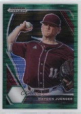 2021 Panini Prizm Draft Picks Green Pulsar Prizm Hayden Juenger #PDP182 10x0