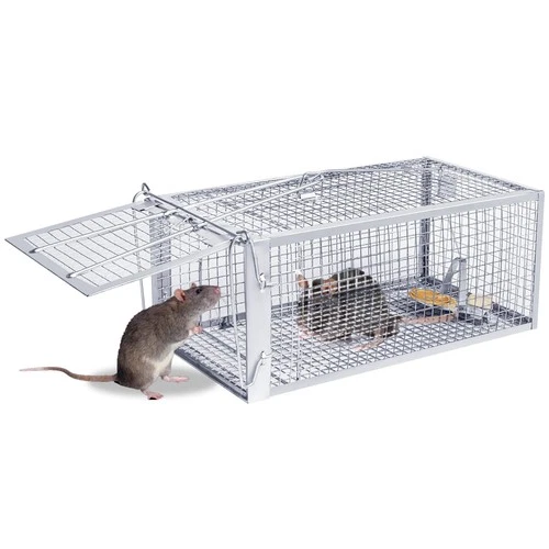 Humane Live Rat & Mouse Cage Trap Large Outdoor Pet-Safe Sturdy Highly – 1 Pack