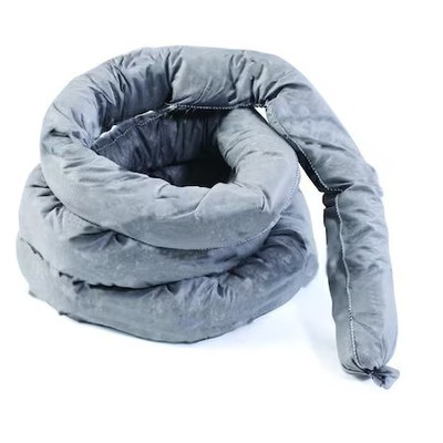 Condor 35Zr47 Absorbent Sock, Gray, 10 Gal., Pk2