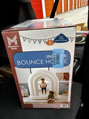 Member's Mark Indoor Bounce House White for Ages 3+ Easy Setup