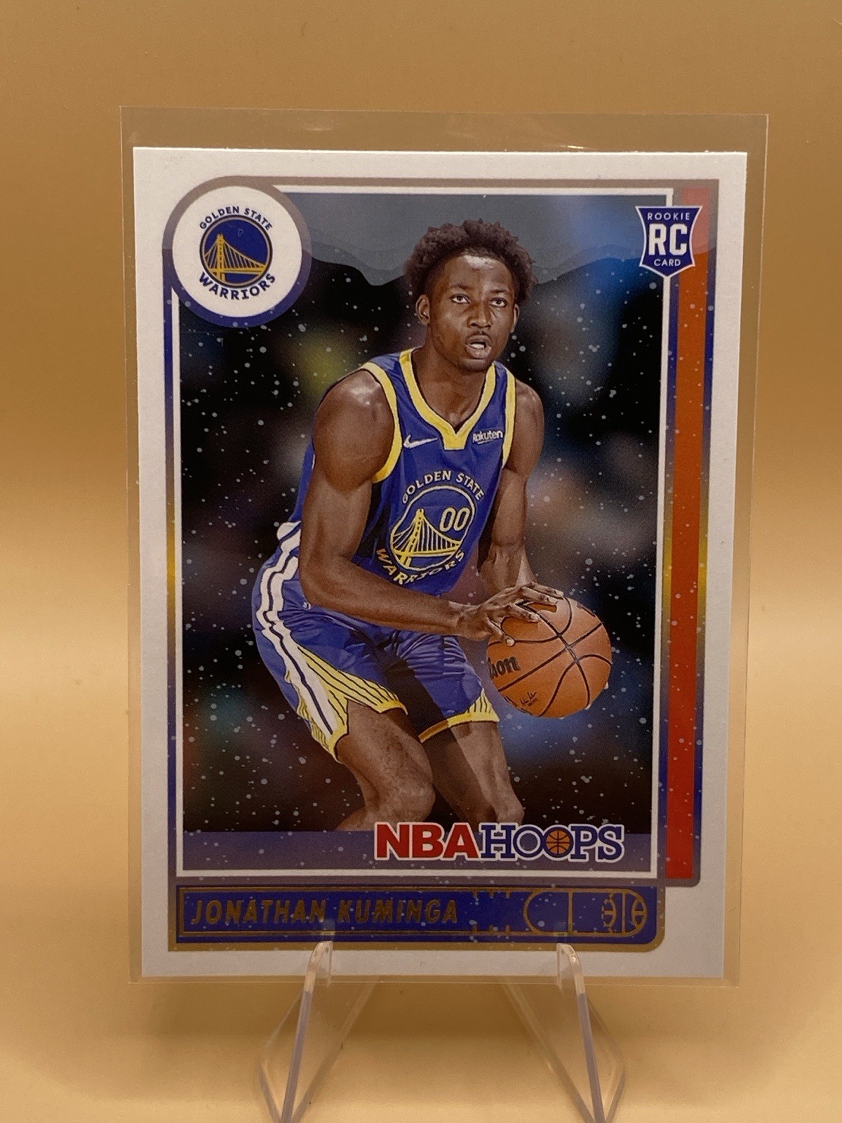 2021-22 NBA Hoops Jonathan Kuminga RC Base Rookie #219 HOLIDAY WINTER Warriors