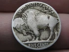 1913 D Buffalo Nickel 5 Cent Piece- Denver, Good Reverse Details- T2, Type 2