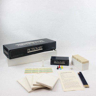 Vintage 1985 Pictionary The Game Of Quick Draw, First Edition