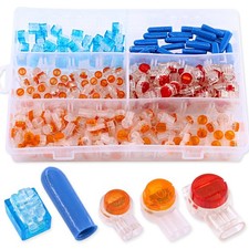 310Pcs Data Phone Wire Butt Splice Connector Crimp Terminal Assortment Kit - ...