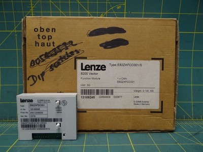 Lenze 13189245 Type: E82ZAFCC001/S 8200 Vector CAN-I/O Function Inverter Module