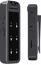 Body Video Camera 128GB,HD 1080P Body Cam with 180° Rotating Lens,Night Vision