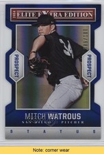 2014 Elite Extra Edition Prospects Status Blue Die-Cut Mitch Watrous READ 0c6