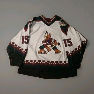 Phoenix Coyotes Hockey Jersey Radoslav Suchý #15 Authentic Game Worn Jersey 