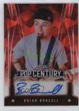 2025 Leaf Metal Pop Century Red Crystals 2/2 Brian Bonsall #BA-BB1 Auto 8d2