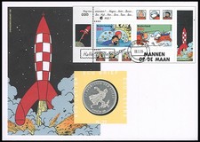 FDC numismatique Pays-Bas 1999 "70 ans TINTIN 1929, ON A
