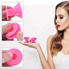 10pcs Heatless Hair Curlers No Heat Hair Rollers Soft Silicone Curls Sleeping La