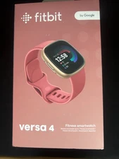 Fitbit Versa 4 Fitness Smartwatch Pink Sand - Copper Rose Aluminum - SEALED