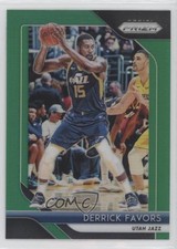2018-19 Panini Prizm Green Prizm Derrick Favors #173 0ac9