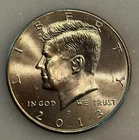 2013-P Kennedy Half Dollar - AU - About Uncirculated