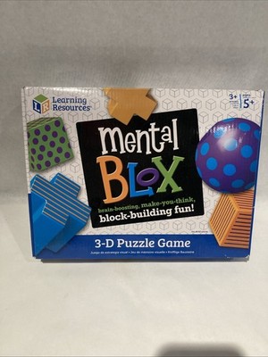 Learning Resources - MENTAL BLOX Critical Thinking Set 3-D Puzzle Game