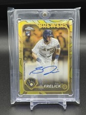 2024 Topps Gilded Collection -  #CGA-SF Sal Frelick Yellow/Gold Rookie Auto /75