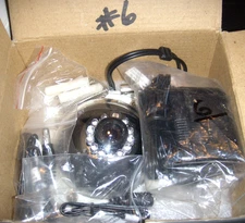 SECURITY CAMERA 12V # GS-403 IRVDC DOME COLOR INFRARED W/POWER SUPPLY GOLDEN EYE