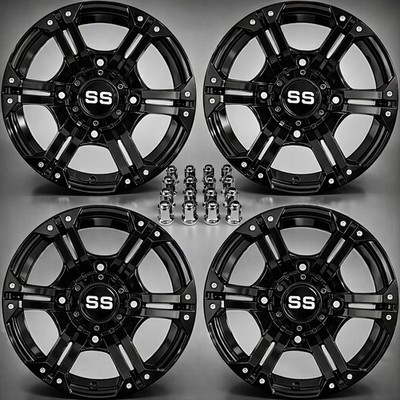 POLARIS SPORTSMAN 570 SP 14'' VIPER BLK ATV / UTV ALUMINUM WHEELS (SET 4) POL3CA