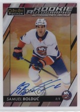 2023-24 O-Pee-Chee Platinum Rookie Auto Sunset Samuel Bolduc #R-SB Auto 1e7g