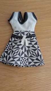 Mamselle sindy doll OP ART outfit