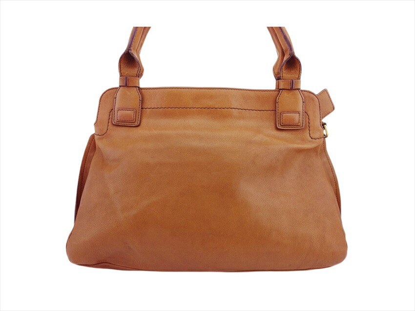 Chloe Handbag Brown gold Women Authentic secondhand