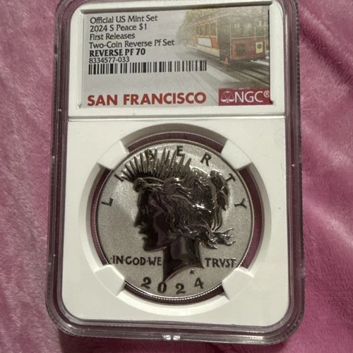 2024 S  PEACE DOLLAR NGC RP 70 FIRST RELEASES ( ONE COIN) REV. PROOF