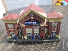 Holiday Time Ceramic Lighted Vintage 2020 Walmart Collection Store Original Box 