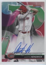 2020 Bowman's Best of Green Refractor 60/99 Austin Hendrick #B20-AH Auto 5j8