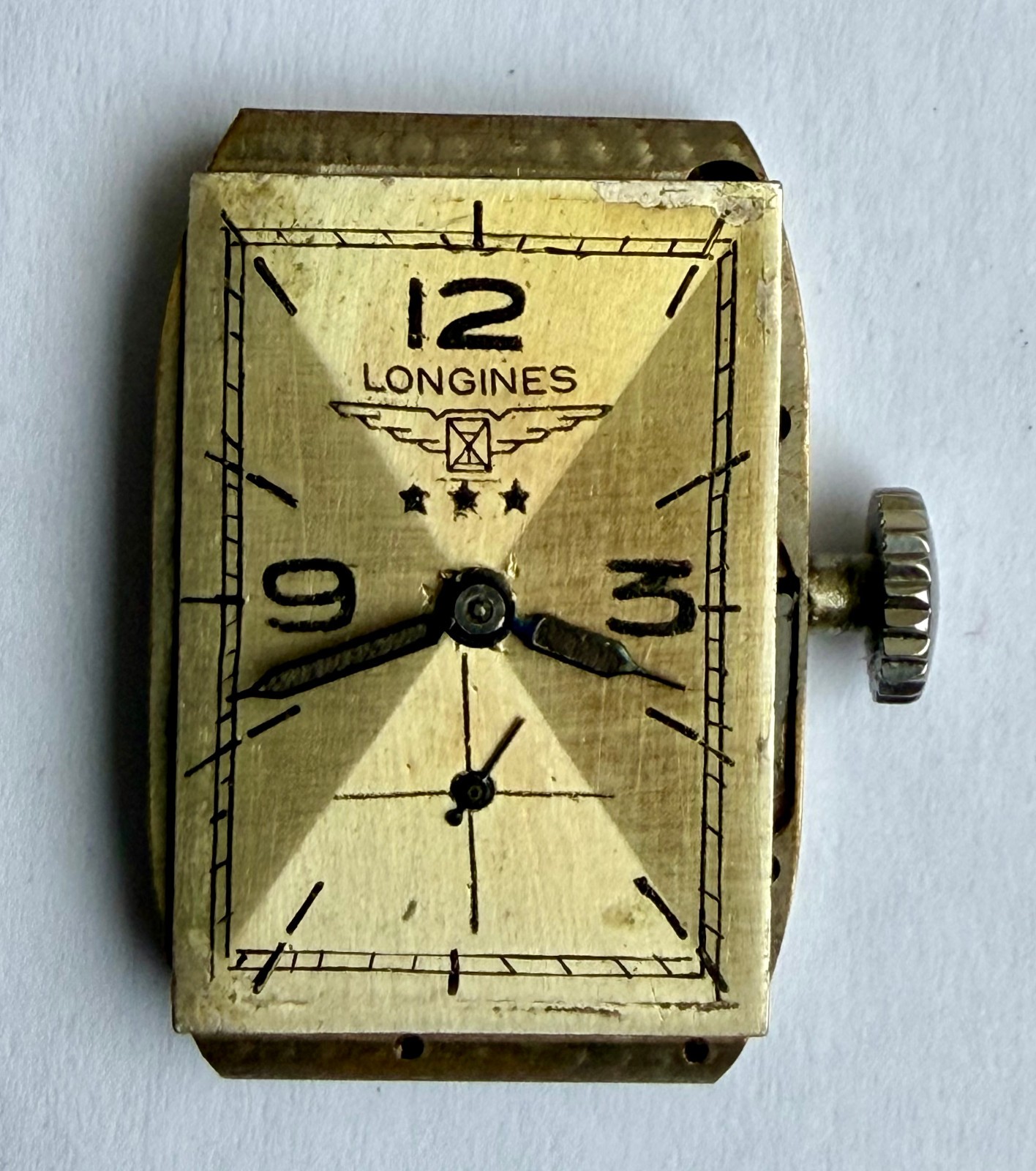 Vintage Longines Manual Wind Rectangular Watch - image 9