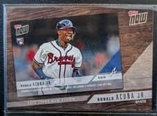 2019 Topps Now Review Ronald Acuna Jr #TN-10 Atlanta Braves OF