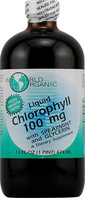 Worldwide 2 X World Organic Liquid Chlorophyll with Spearmint and Glycerin --