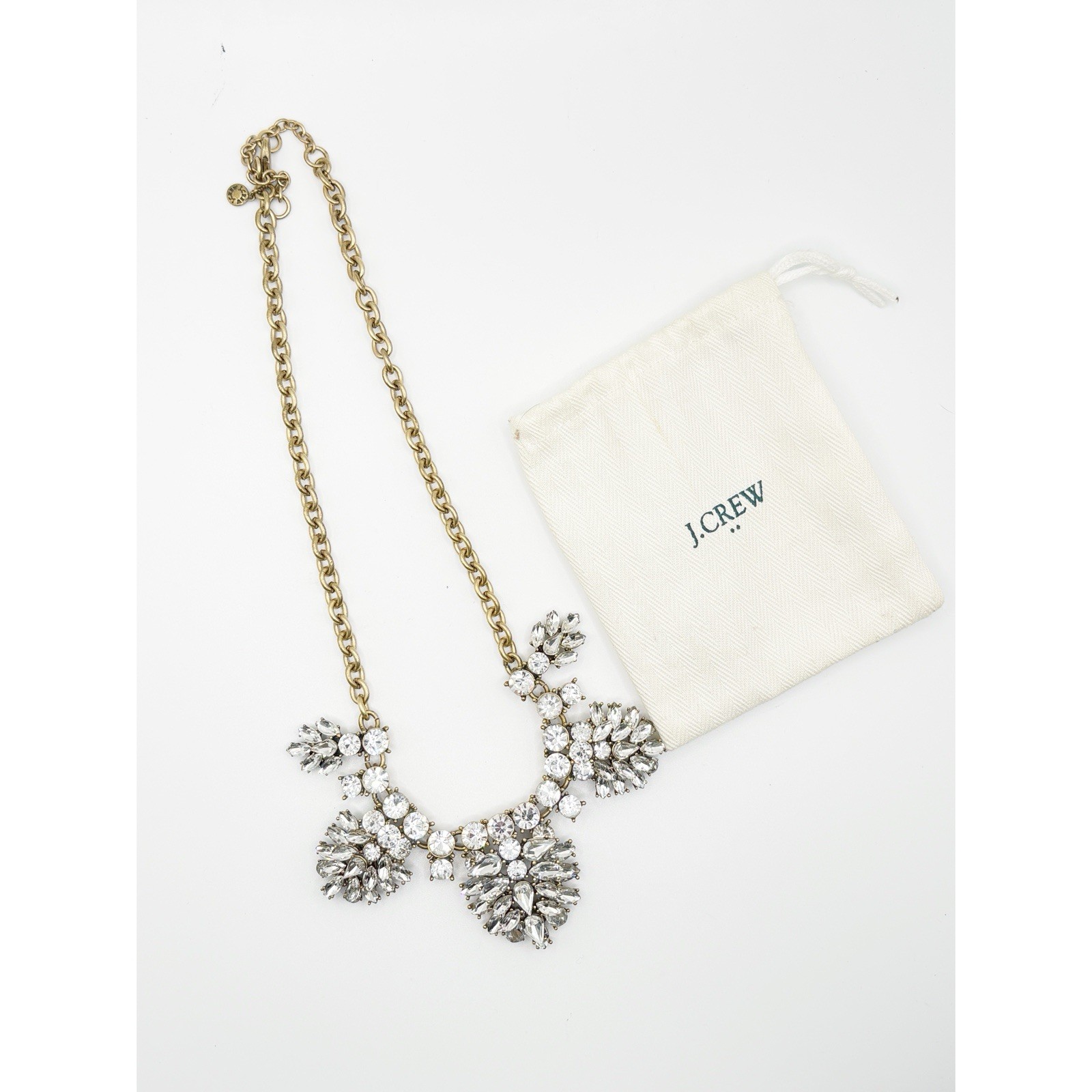 J.Crew Crystal Statement Necklace EUC - image 1