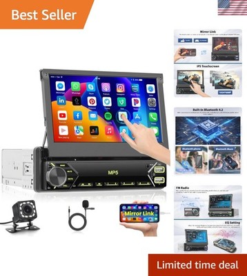 Advanced 7-Inch Touchscreen Car Audio Receiver with Steering Wheel Control