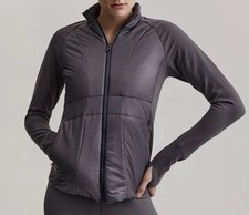 Varley NWOT Brittany Windproof Paneled Quilted Performance Jacket Sz L