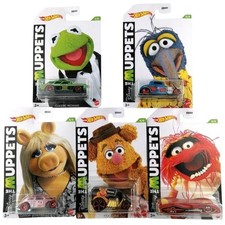 Hot Wheels Muppets 2021 Release Complete Set of 5 Vehicles